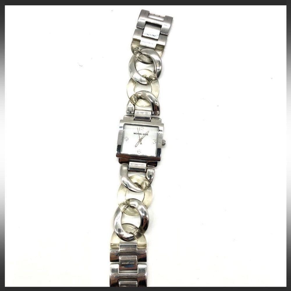 Michael Kors Silver Linked Watch - Picture 3 of 7